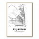 Fujairah City Map Fujairah City Map