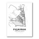 Fujairah City Map Fujairah City Map