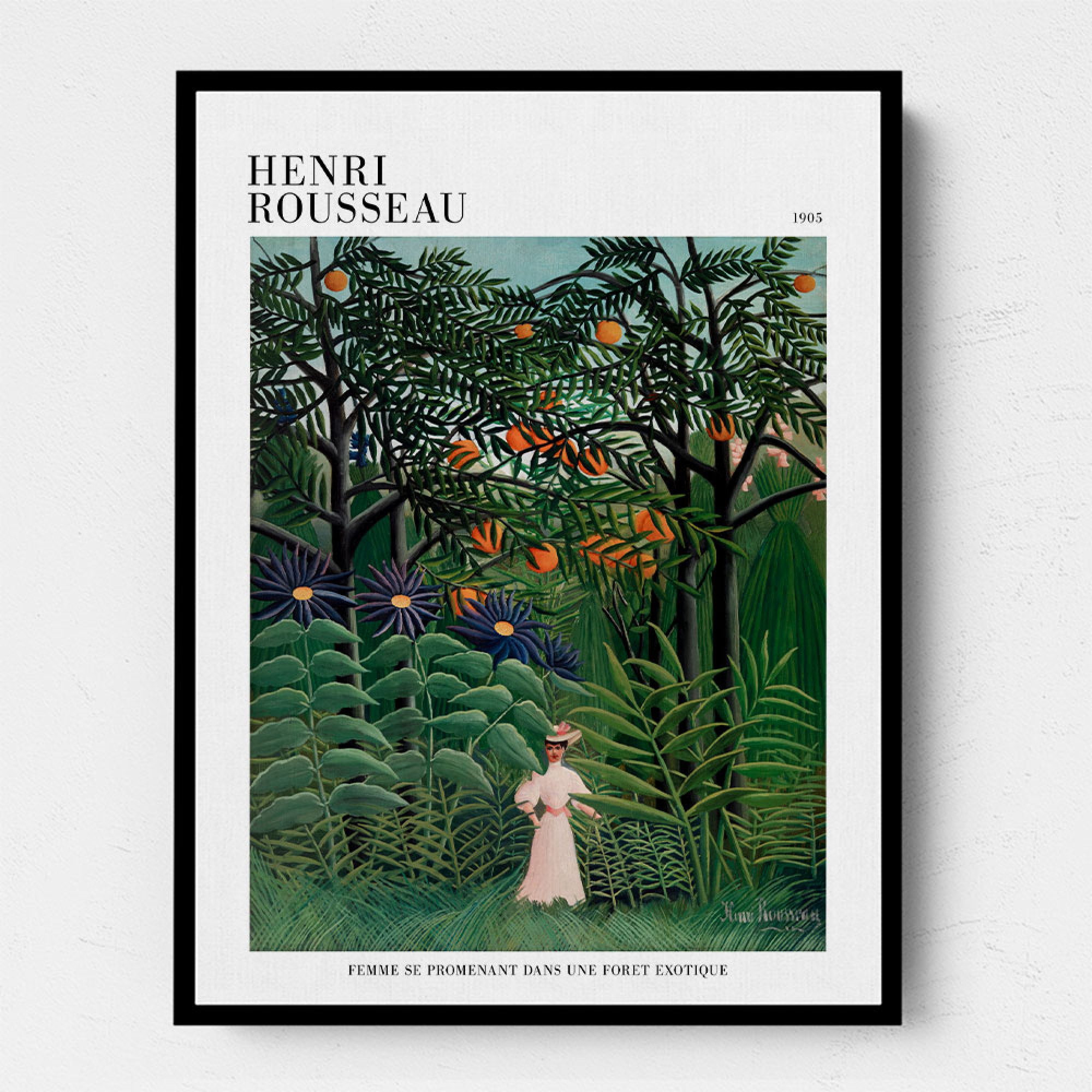 Puzzle 1000 Pièces Eurographics - 'Femme Dans Une Forêt Exotique' D'après Rousseau - 68x48 Cm