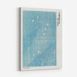 Woodblock Print Blue
