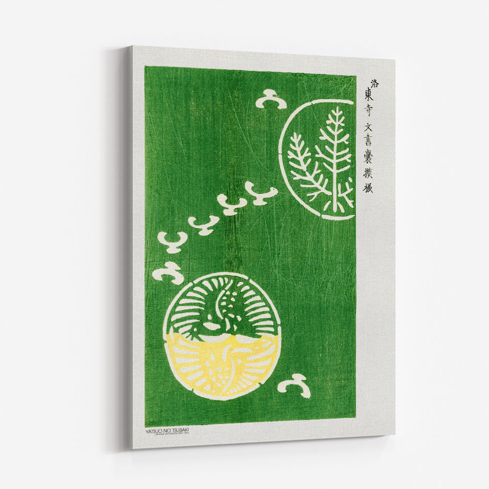 Woodblock Print Green