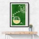 Woodblock Print Green