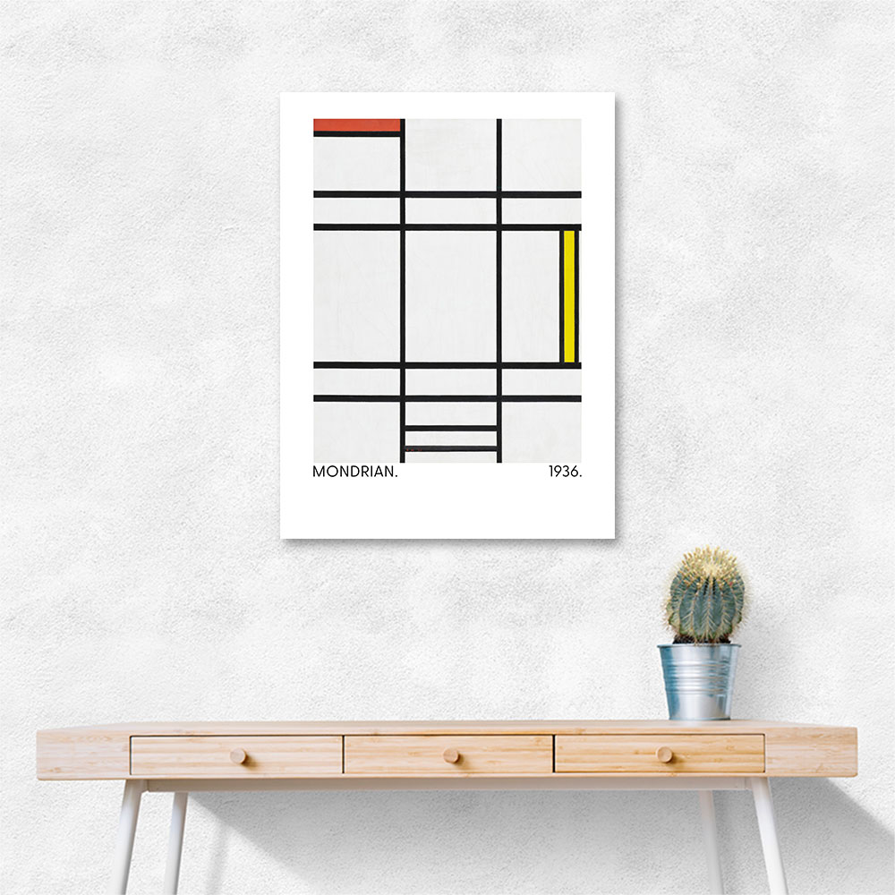 Composition in White, Red, and Yellow 1936