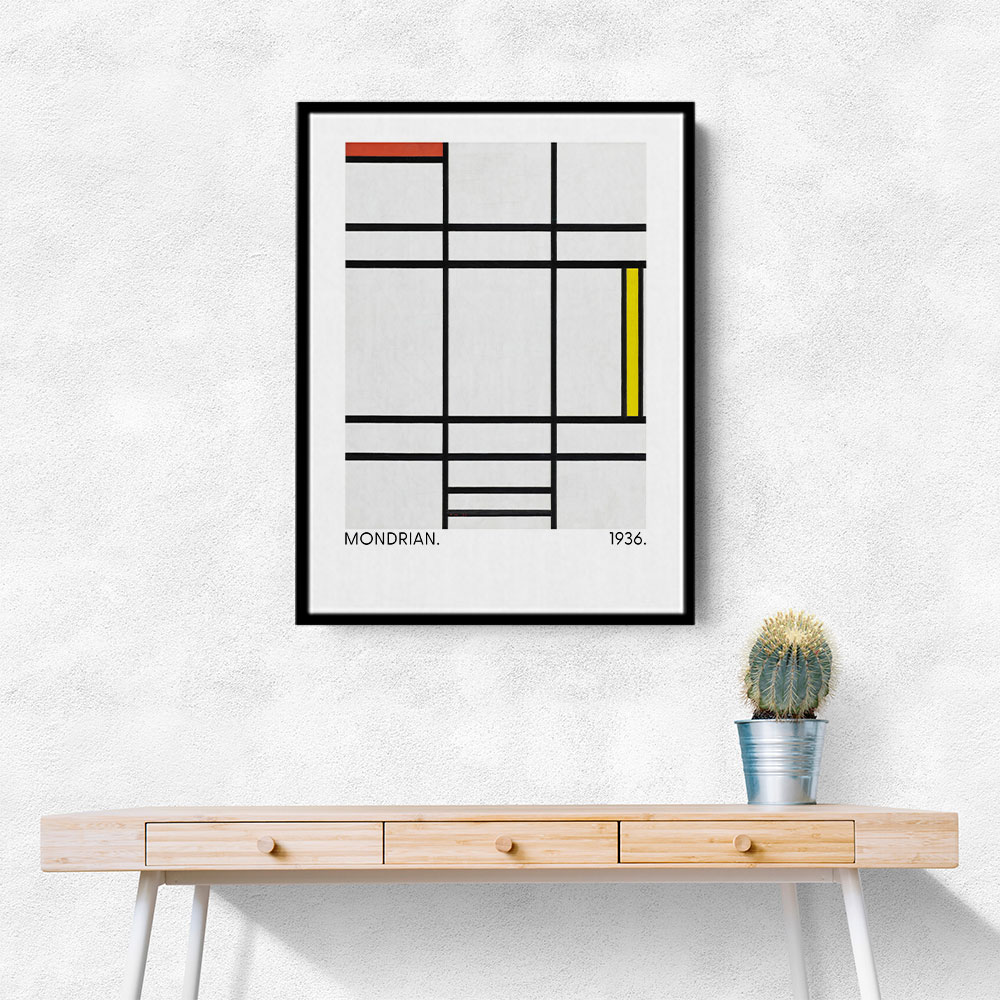 Composition in White, Red, and Yellow 1936