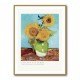 Vase With Three Sunflowers