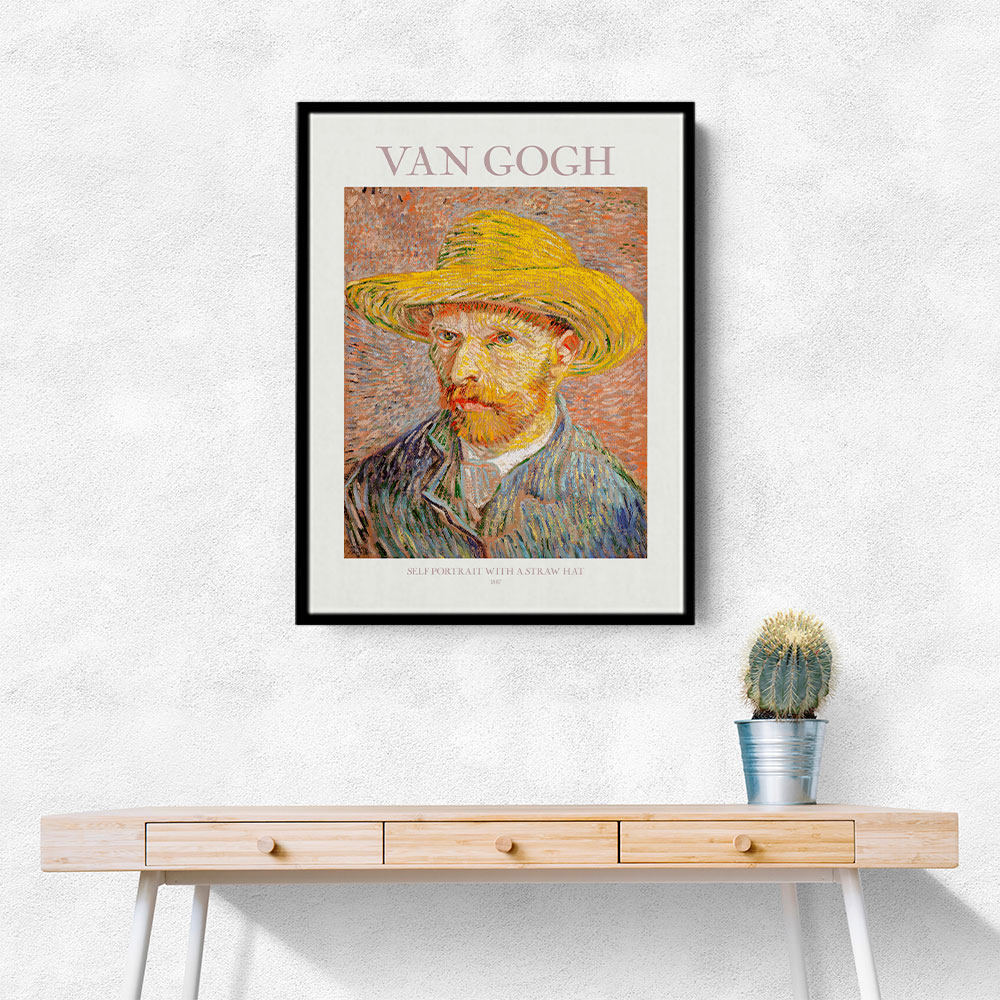 Self Portrait With Straw Hat