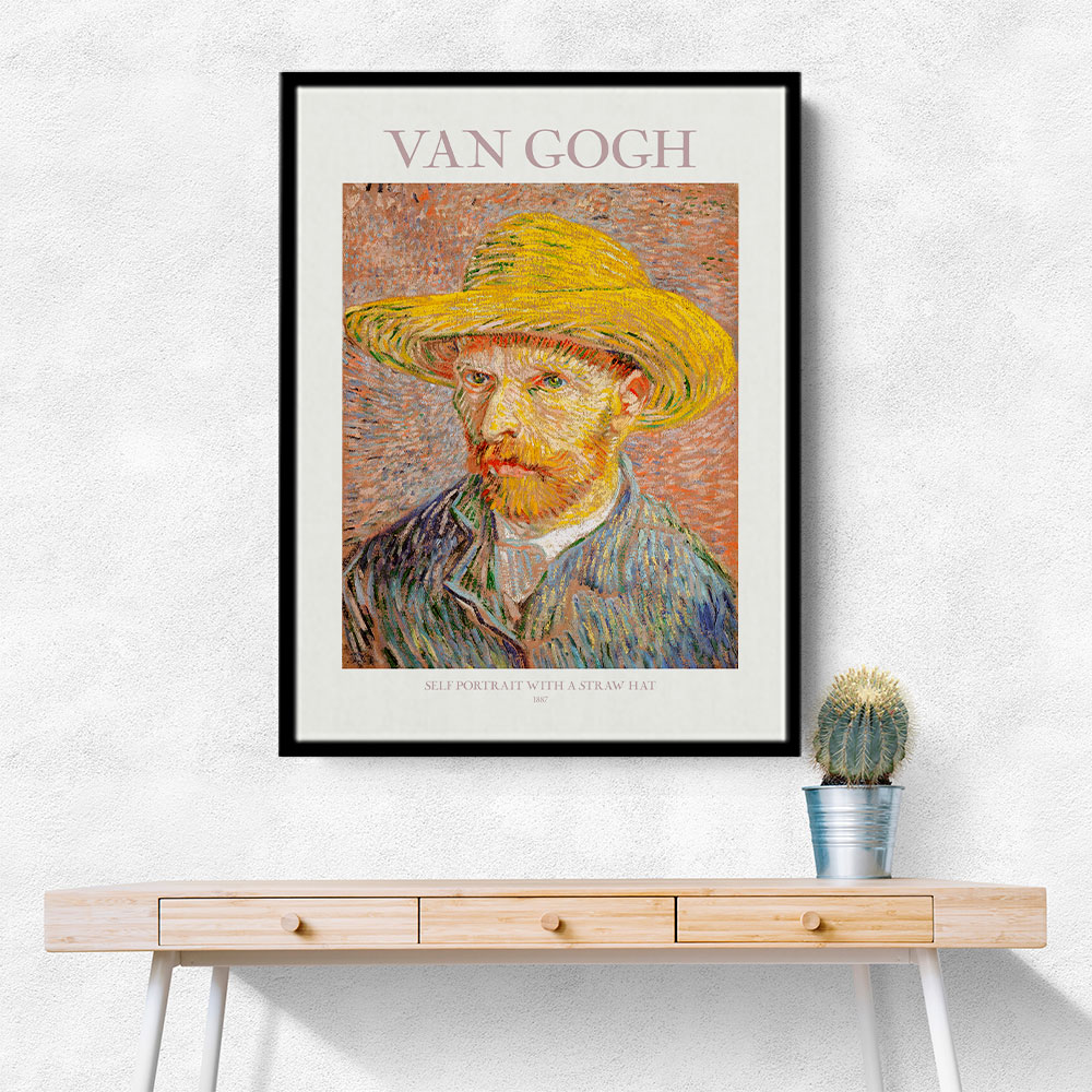 Self Portrait With Straw Hat