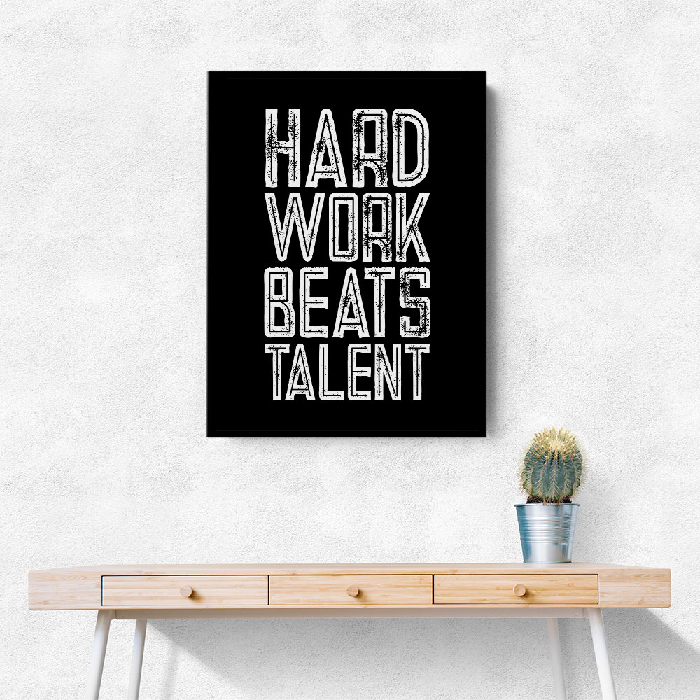 Hard Work Beats Talent