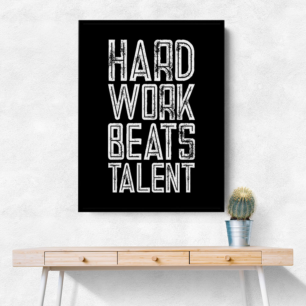 Hard Work Beats Talent