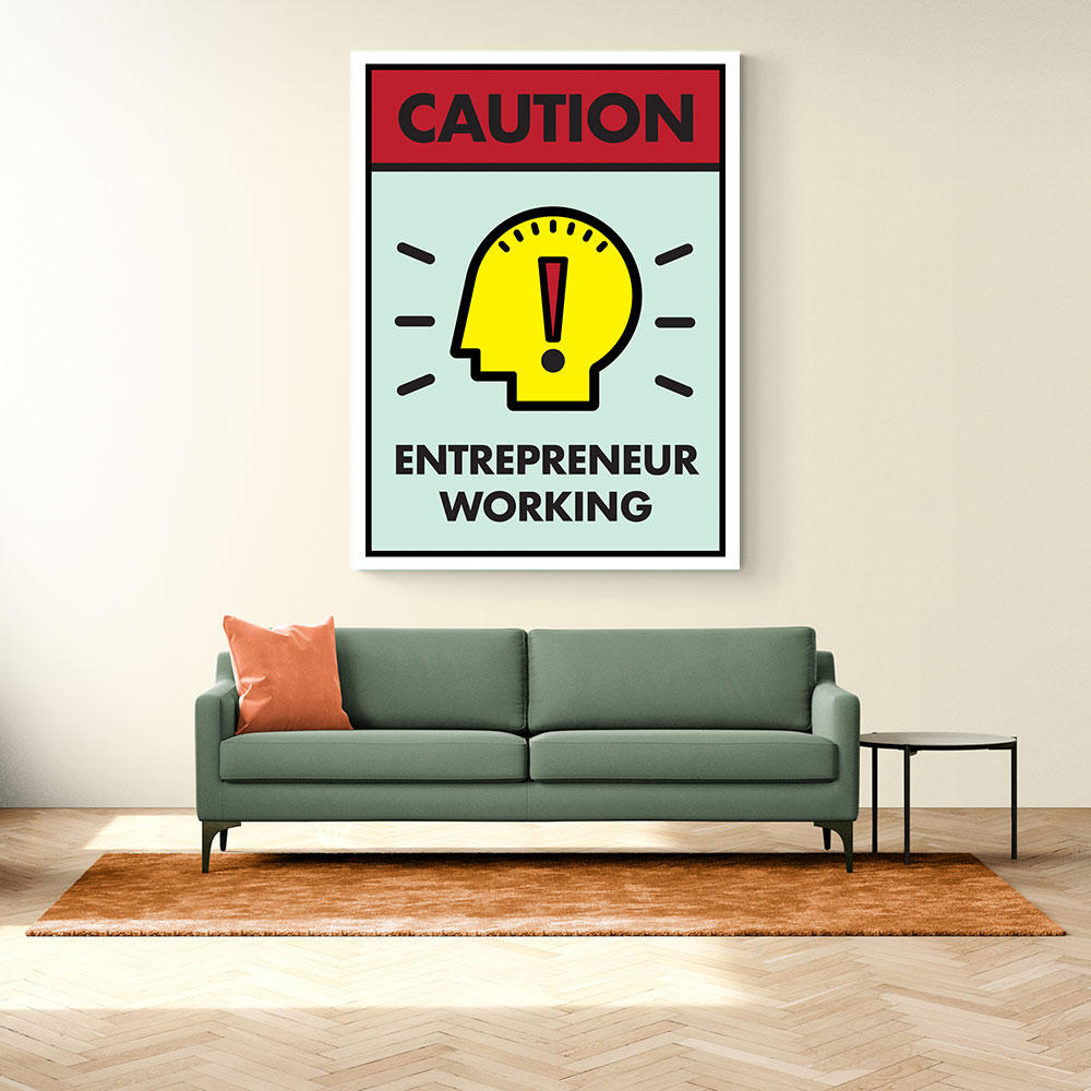 Caution Monopoly Card