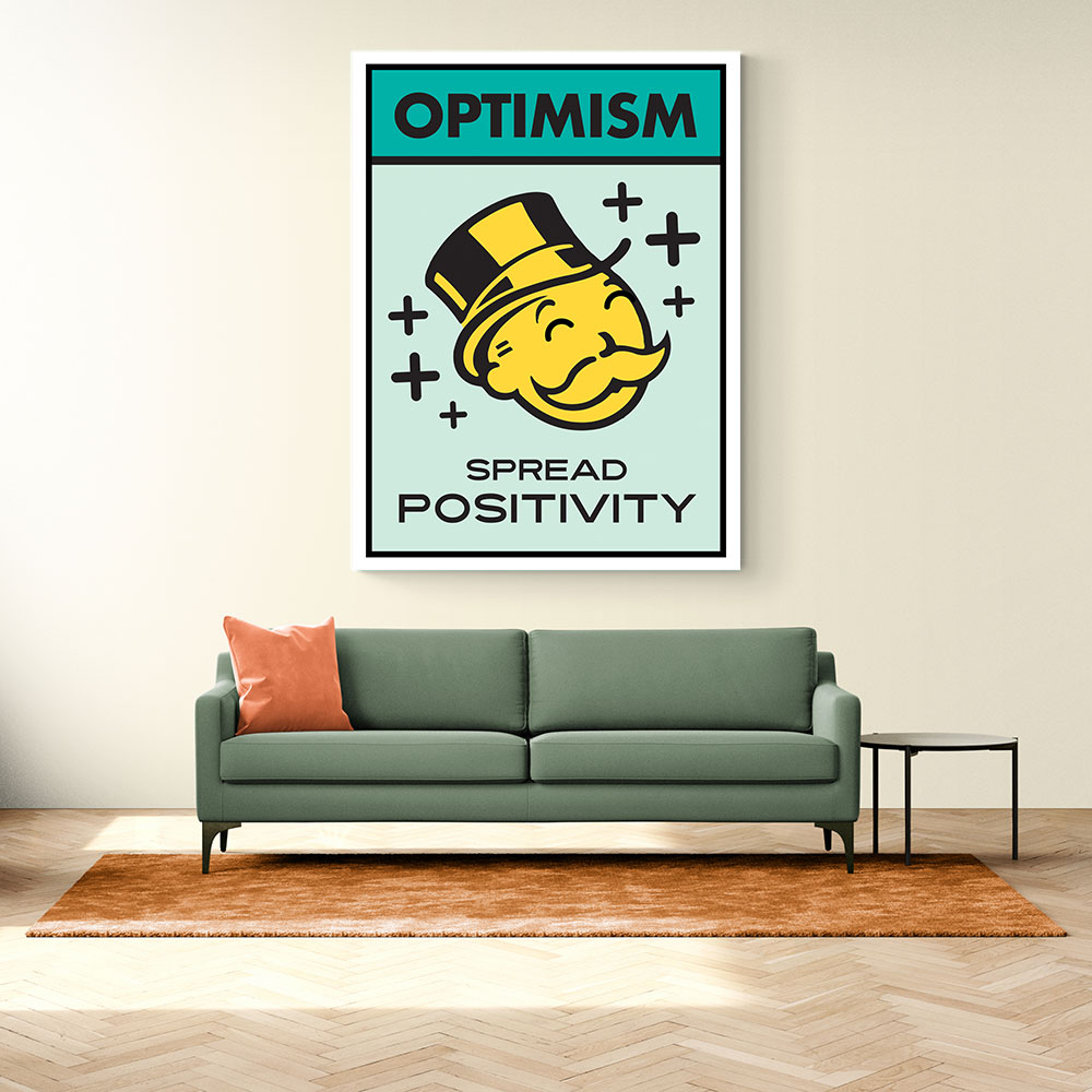 Optimism Monopoly Card