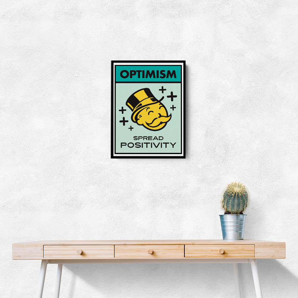 Optimism Monopoly Card