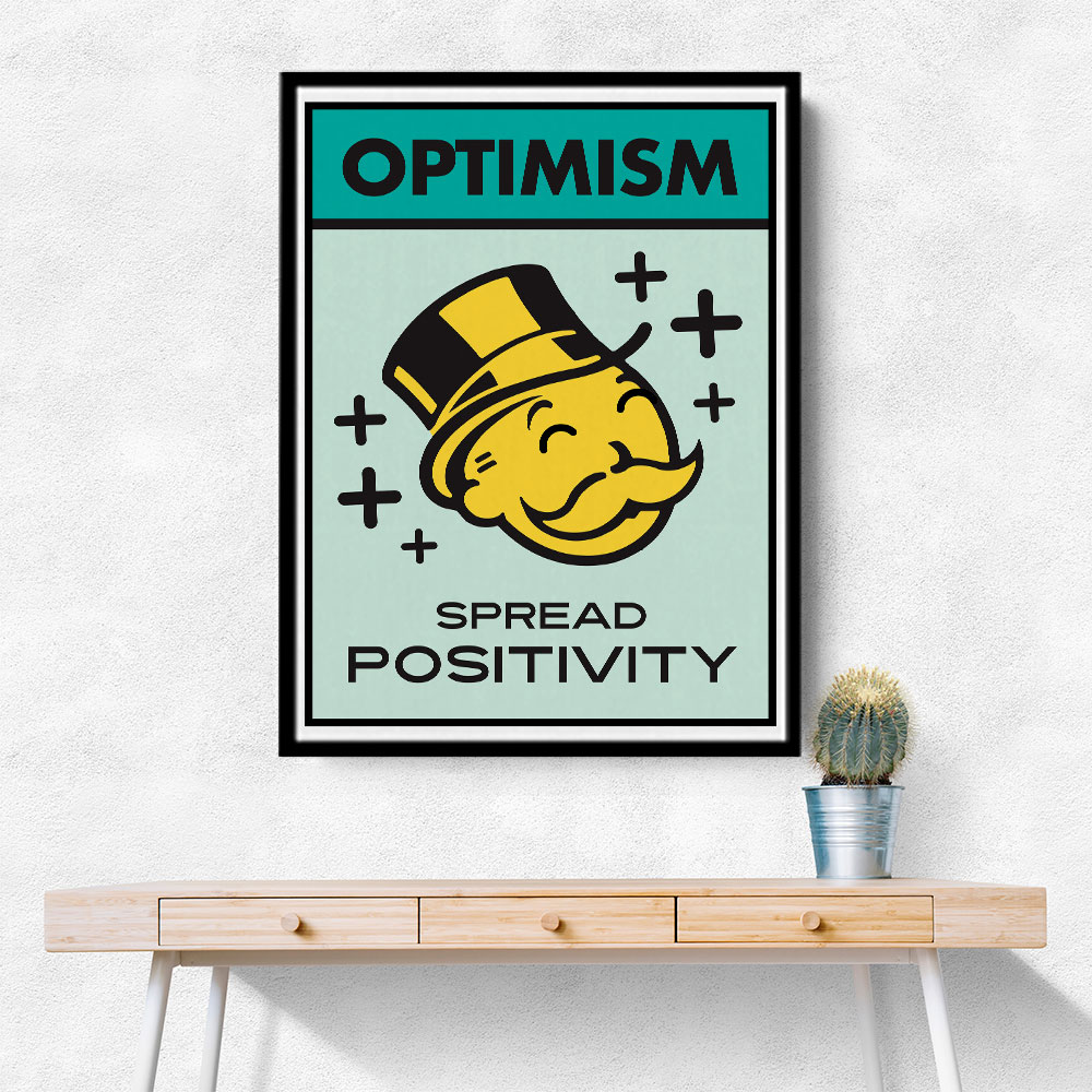 Optimism Monopoly Card