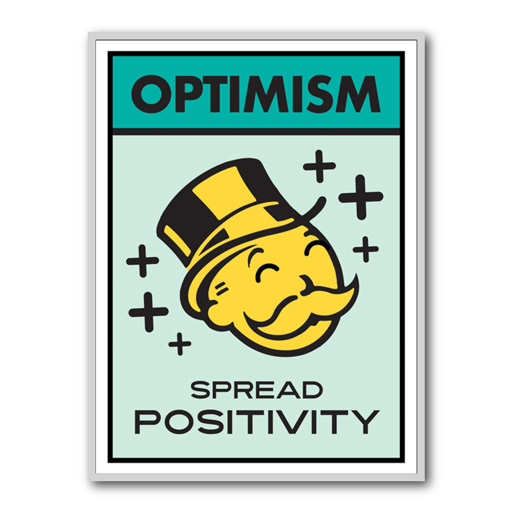 Optimism Monopoly Card