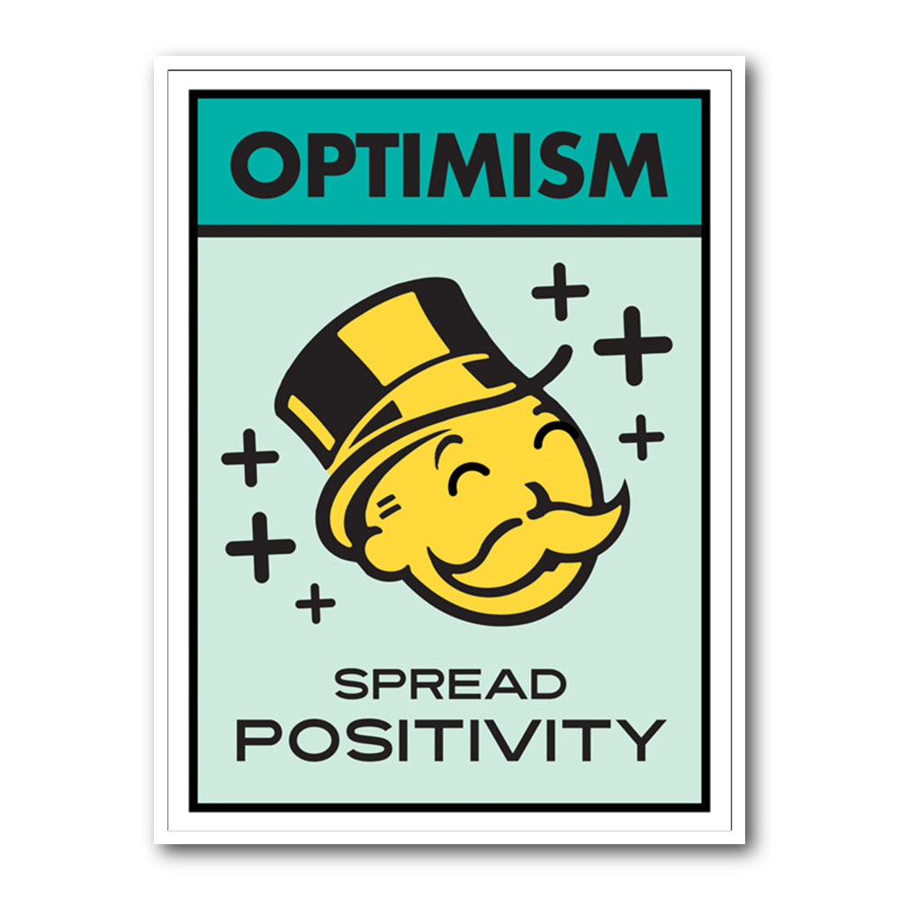 Optimism Monopoly Card