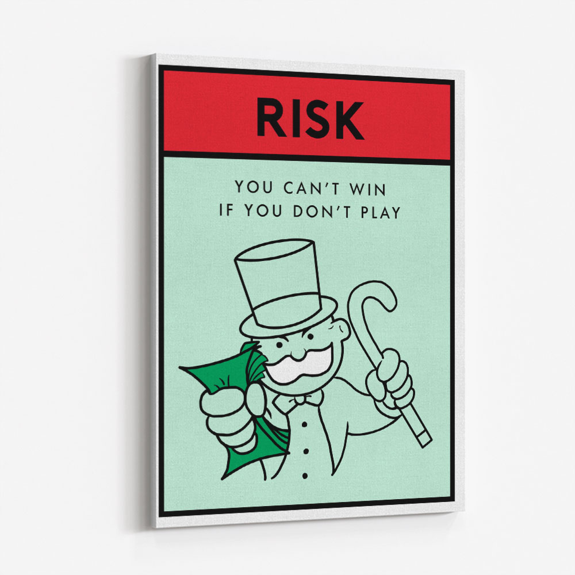 Risk Monopoly Card Wall Art