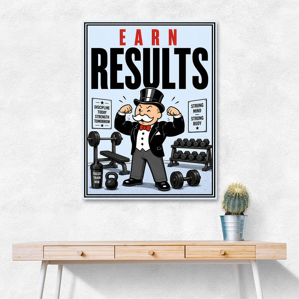 Earn Results Gym Motivation