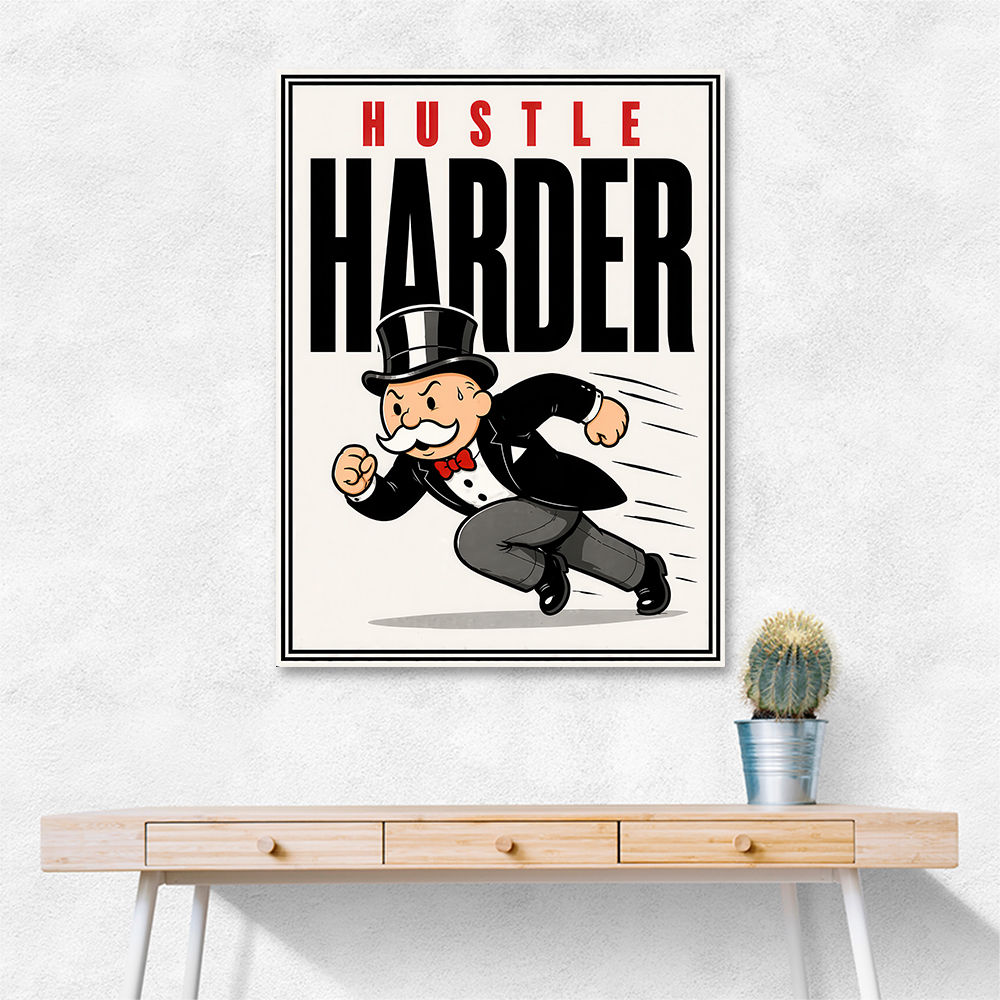 Hustle Harder Success Motivation
