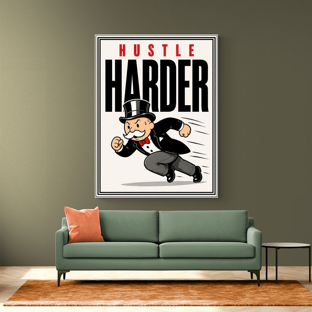 Hustle Harder Success Motivation