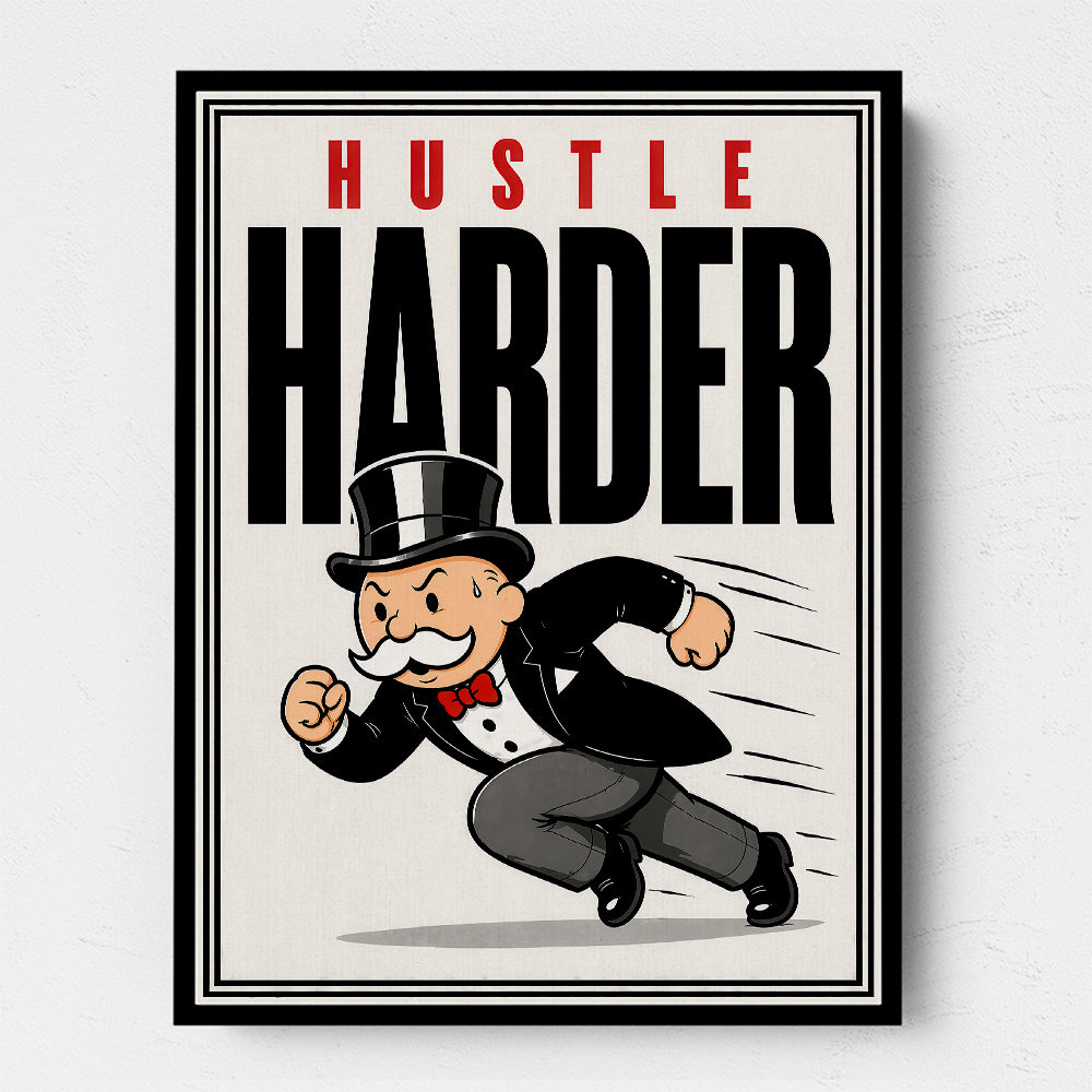 Hustle Harder Success Motivation