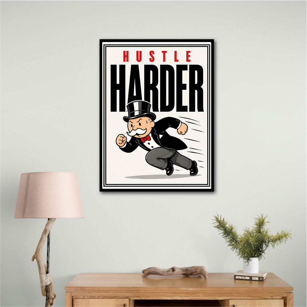 Hustle Harder Success Motivation