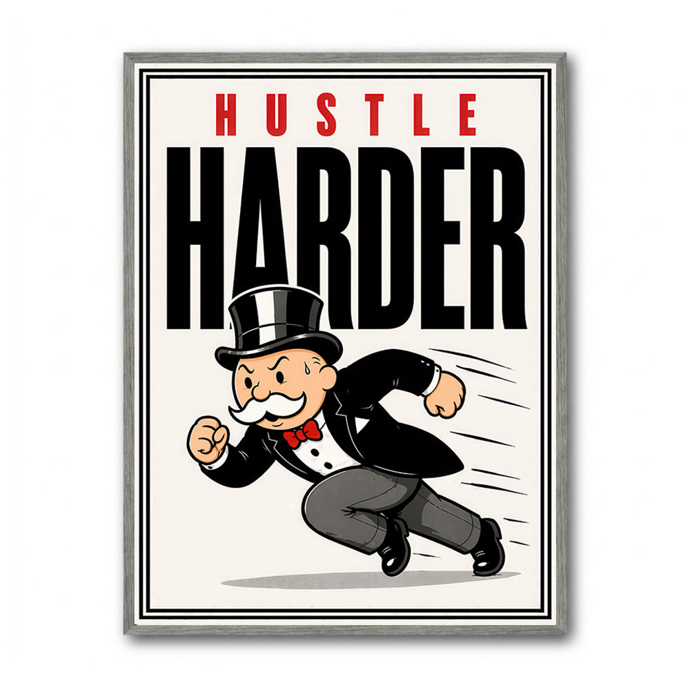 Hustle Harder Success Motivation