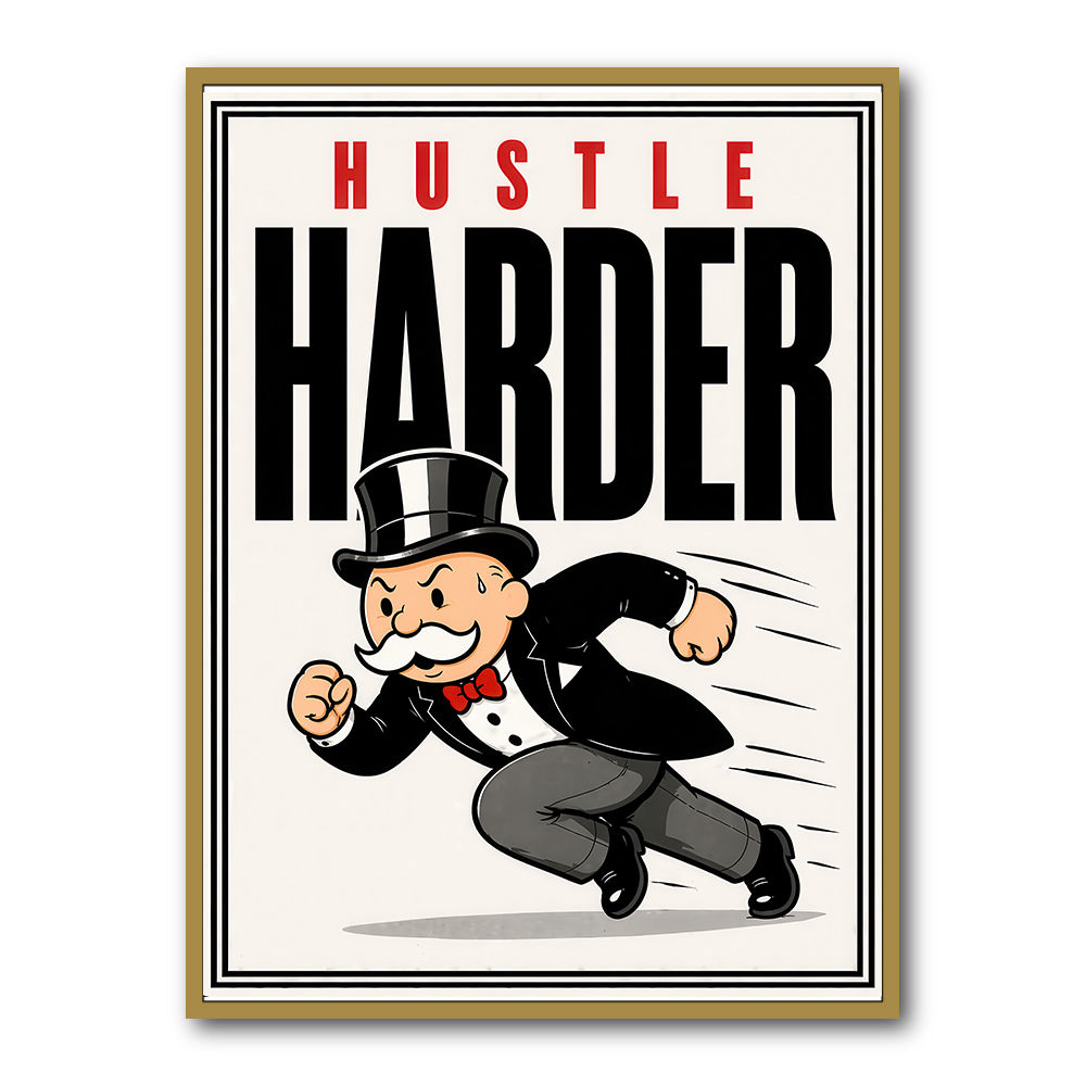 Hustle Harder Success Motivation