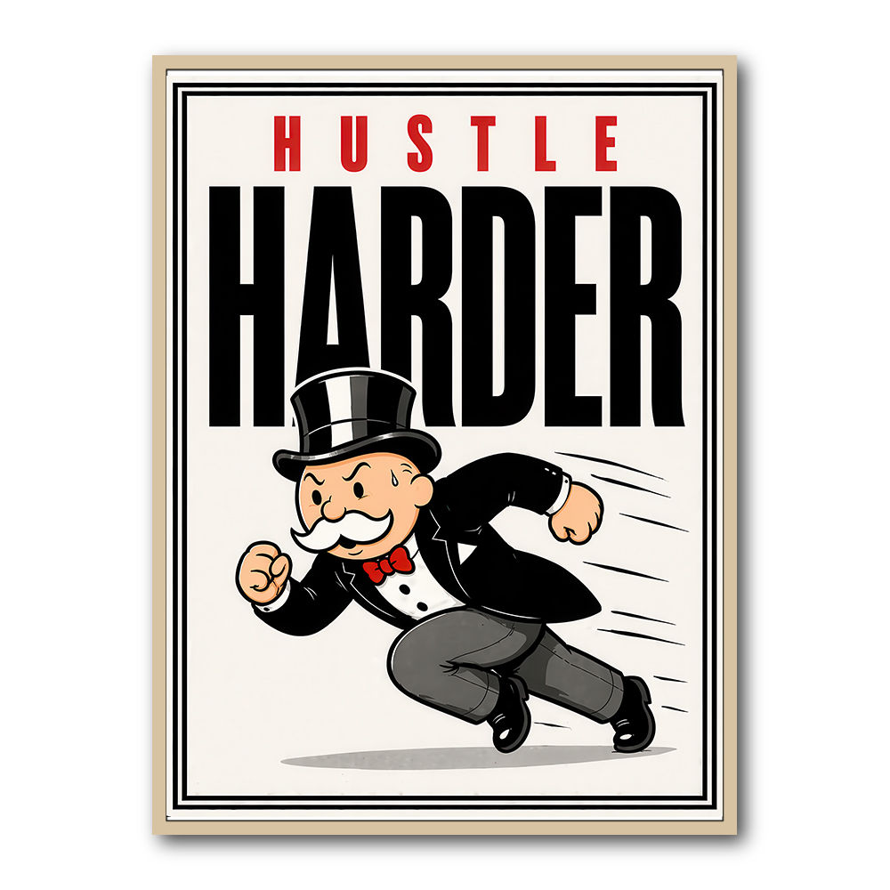 Hustle Harder Success Motivation