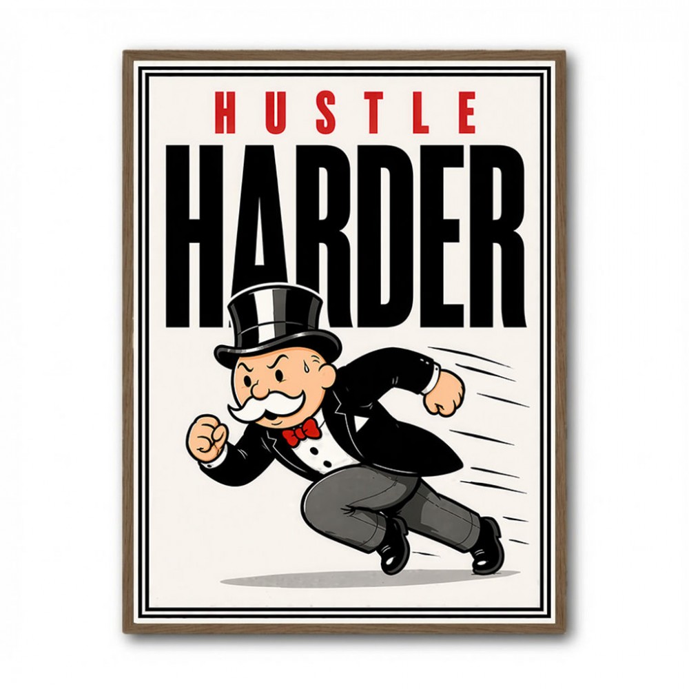 Hustle Harder Success Motivation