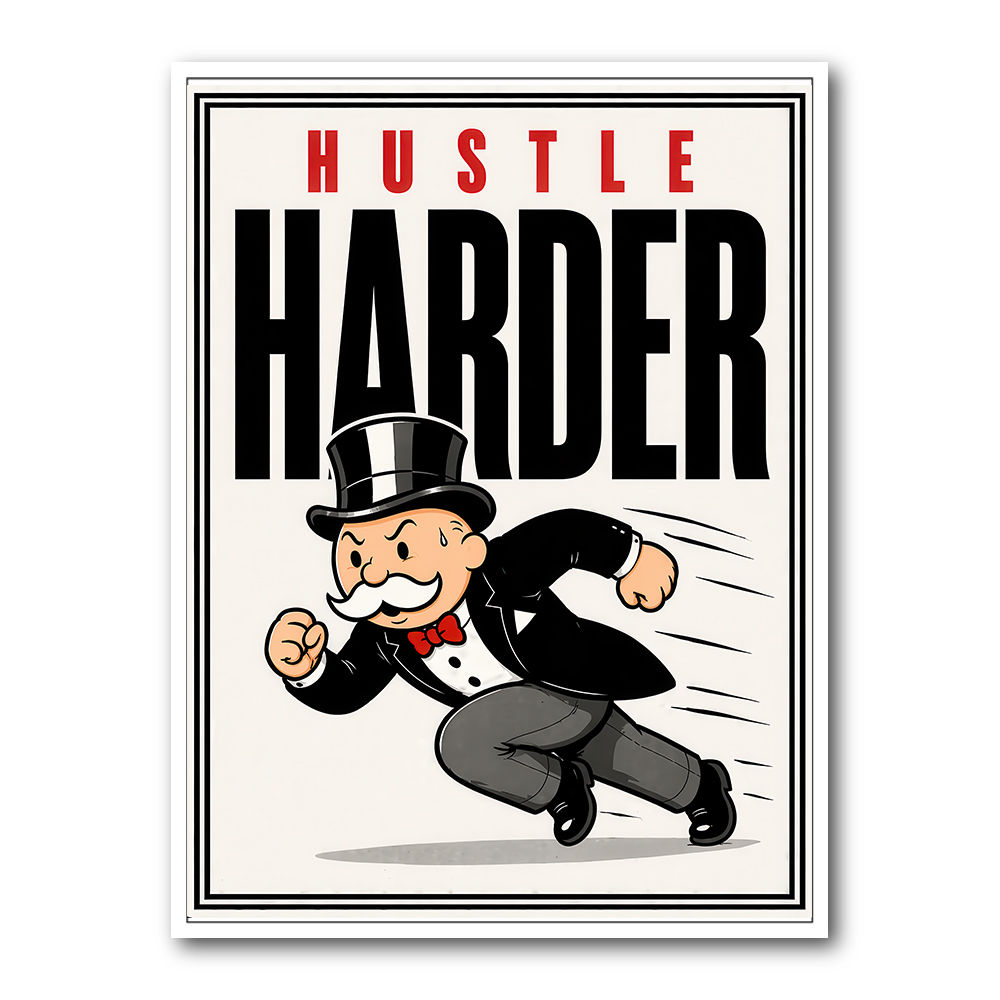 Hustle Harder Success Motivation
