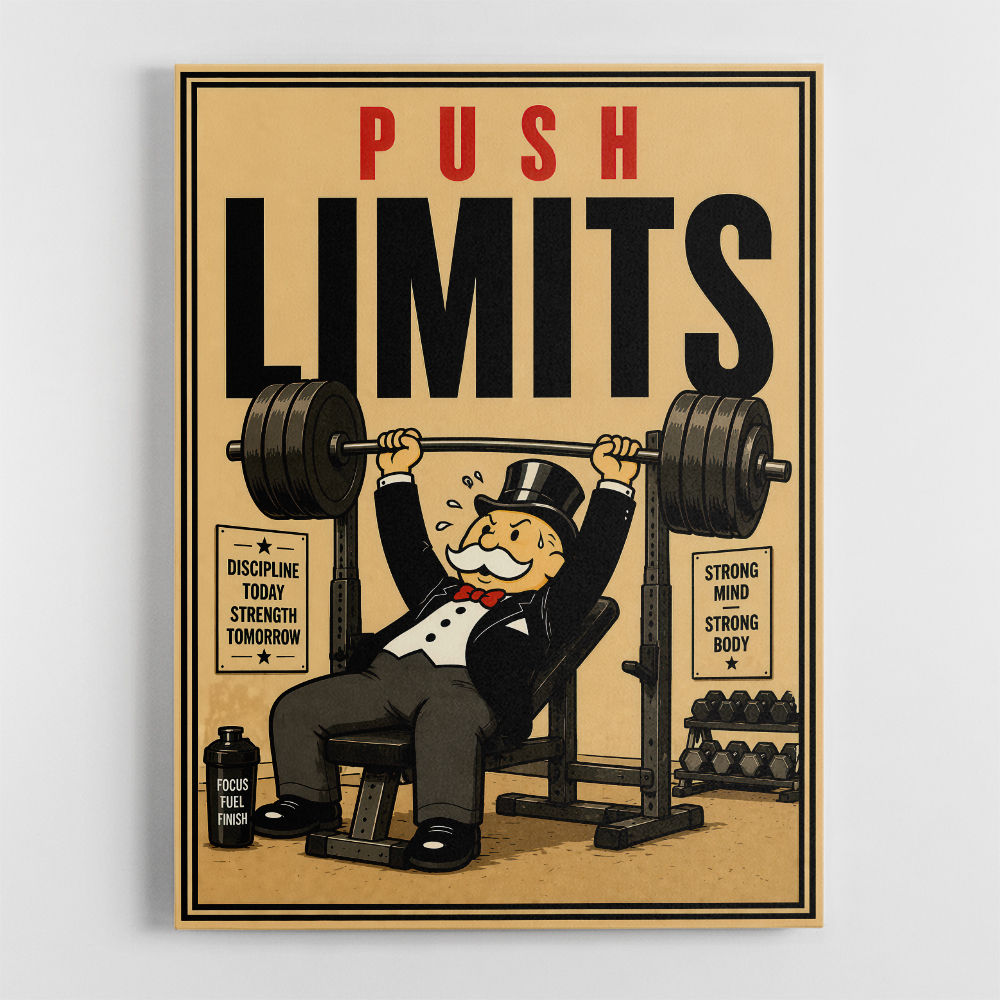 Push Limits Strength Training Motivation