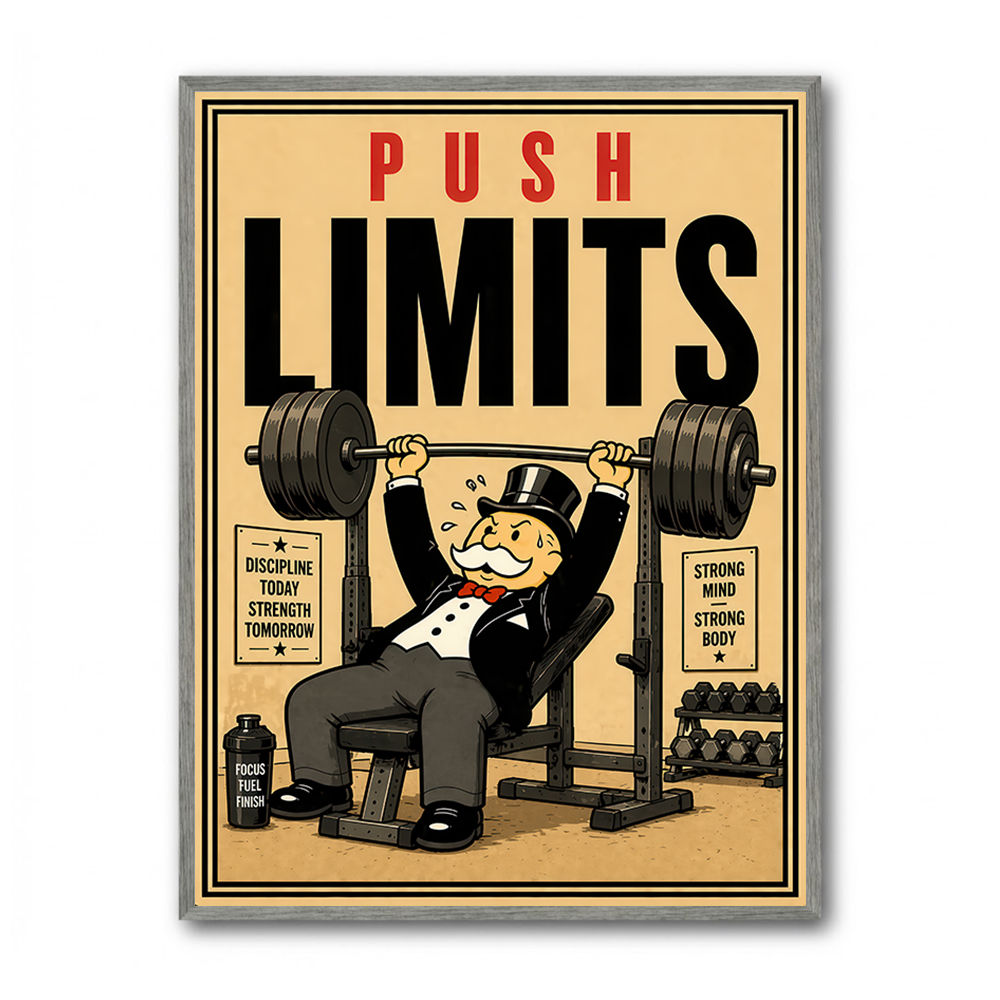 Push Limits Strength Training Motivation