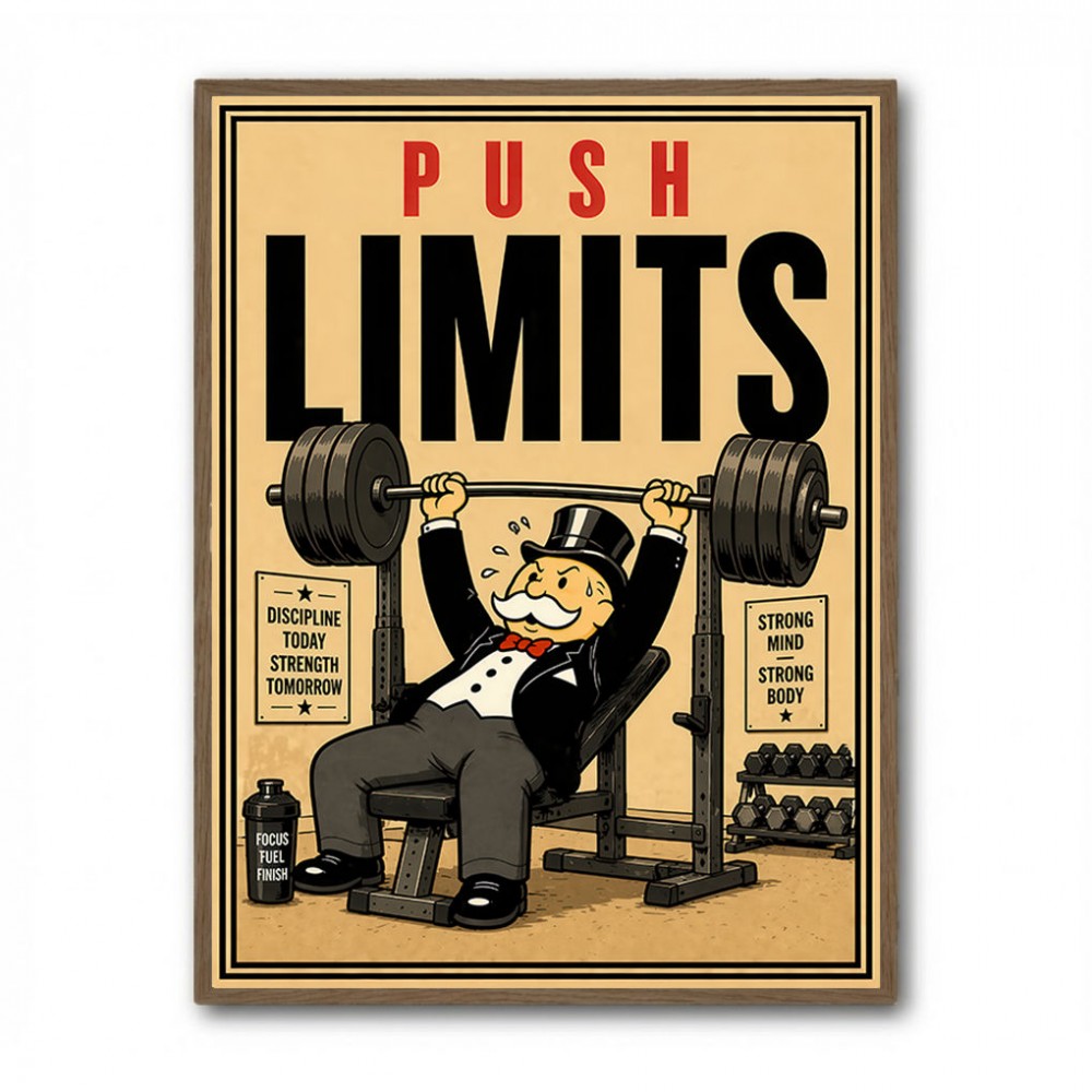 Push Limits Strength Training Motivation