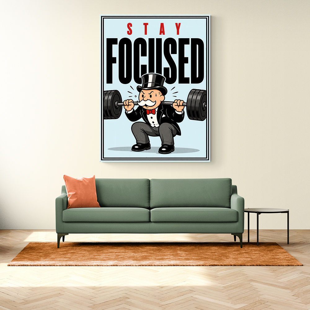 Stay Focused Fitness Gym Motivation