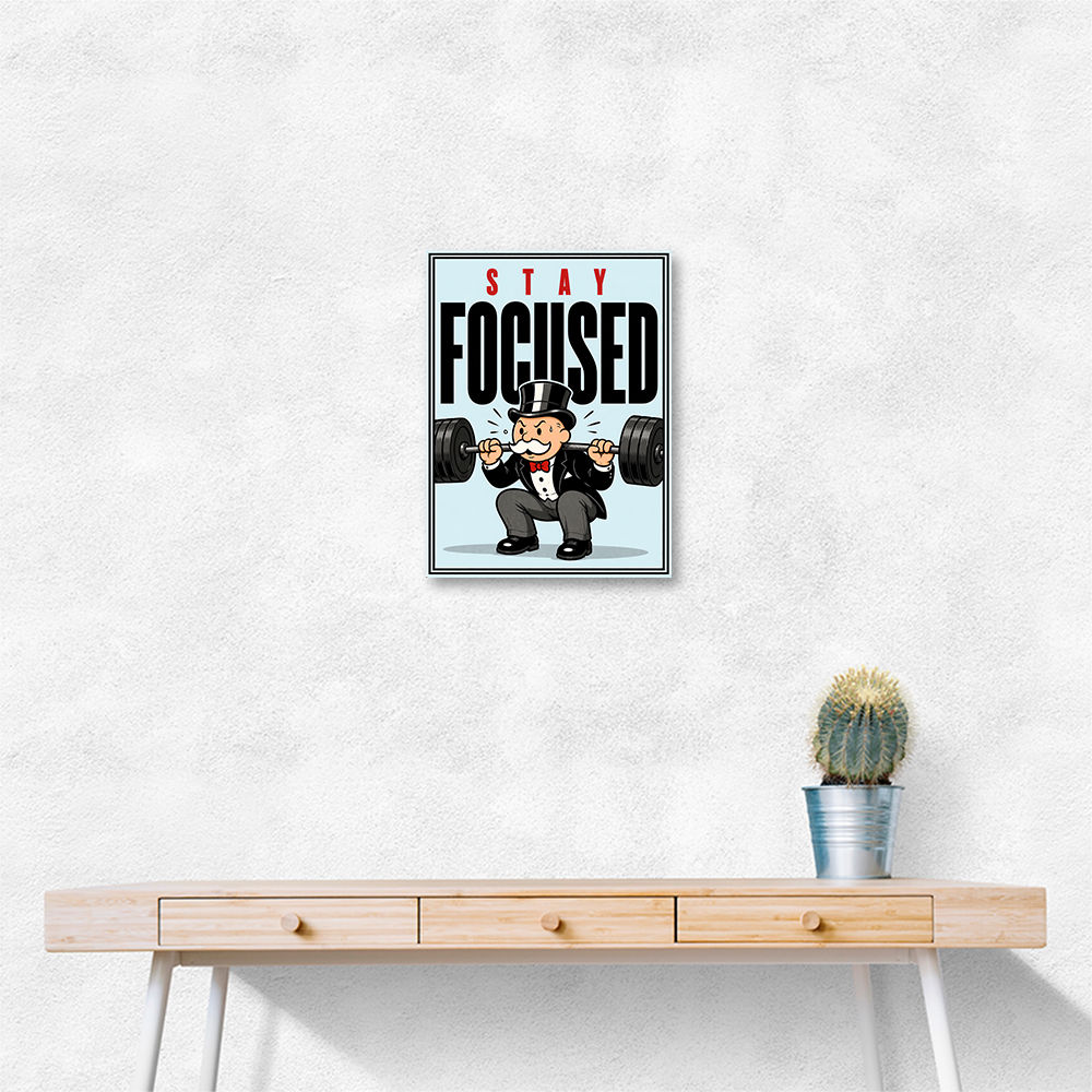 Stay Focused Fitness Gym Motivation