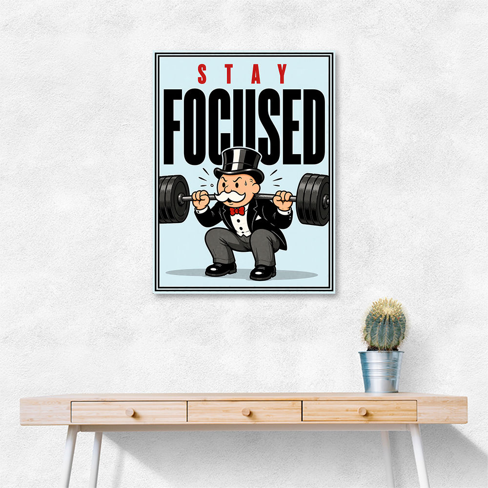 Stay Focused Fitness Gym Motivation