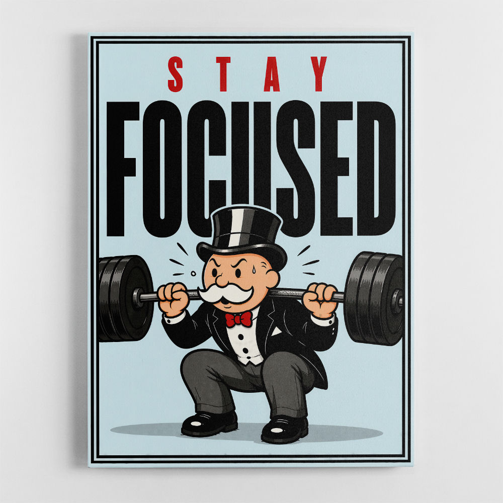 Stay Focused Fitness Gym Motivation