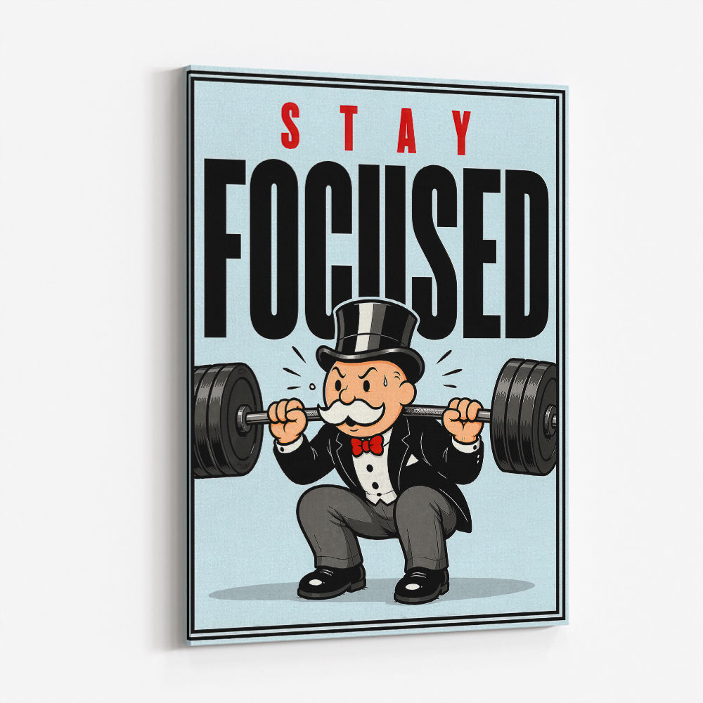 Stay Focused Fitness Gym Motivation