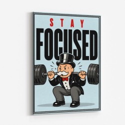 Stay Focused Fitness Gym Motivation