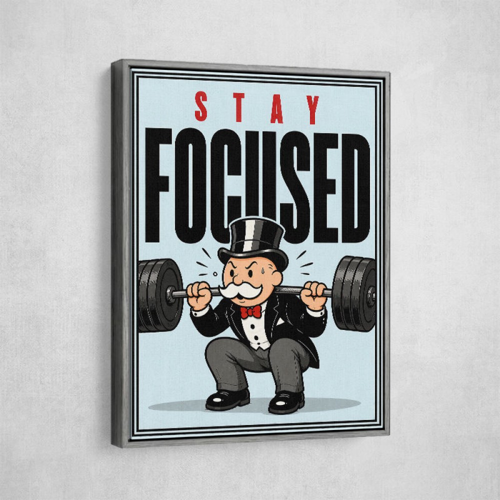 Stay Focused Fitness Gym Motivation