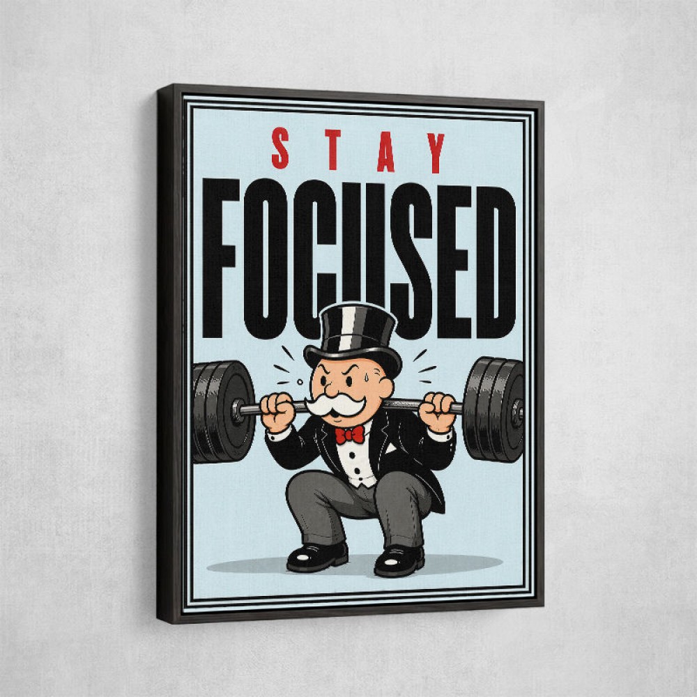 Stay Focused Fitness Gym Motivation