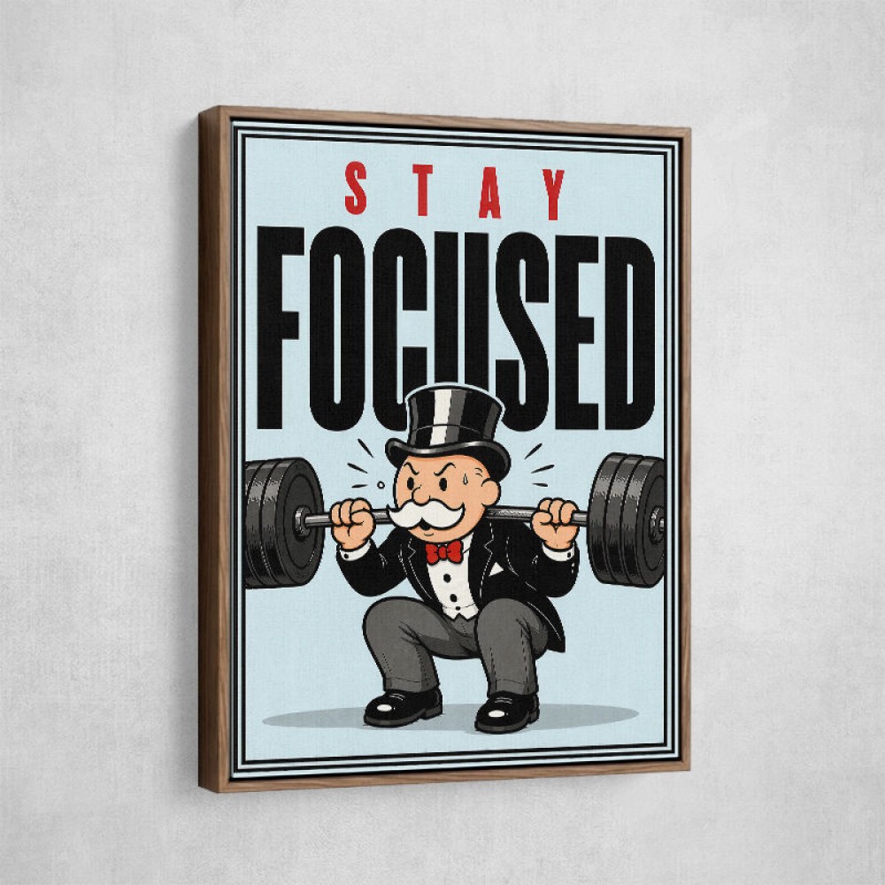 Stay Focused Fitness Gym Motivation