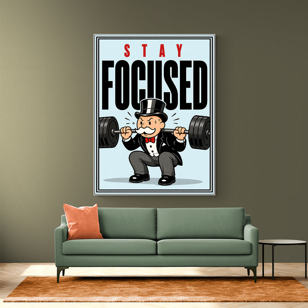 Stay Focused Fitness Gym Motivation