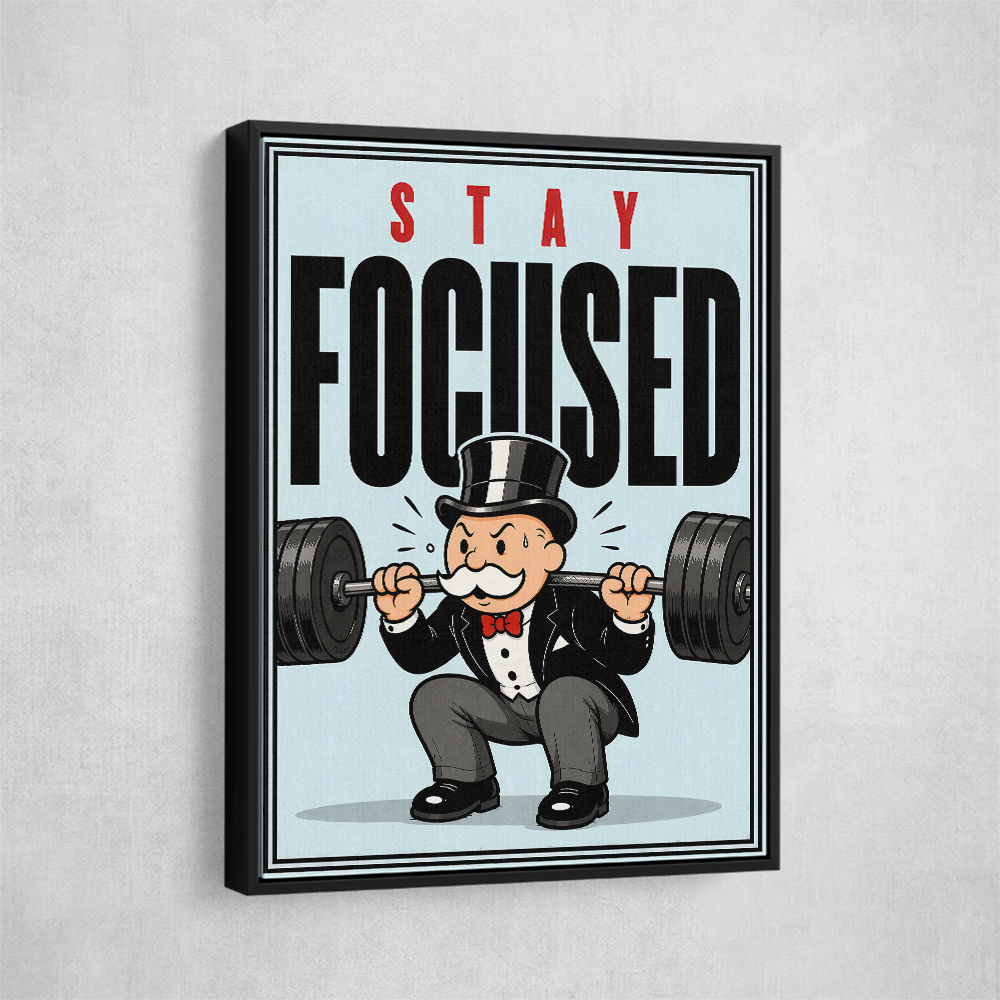 Stay Focused Fitness Gym Motivation