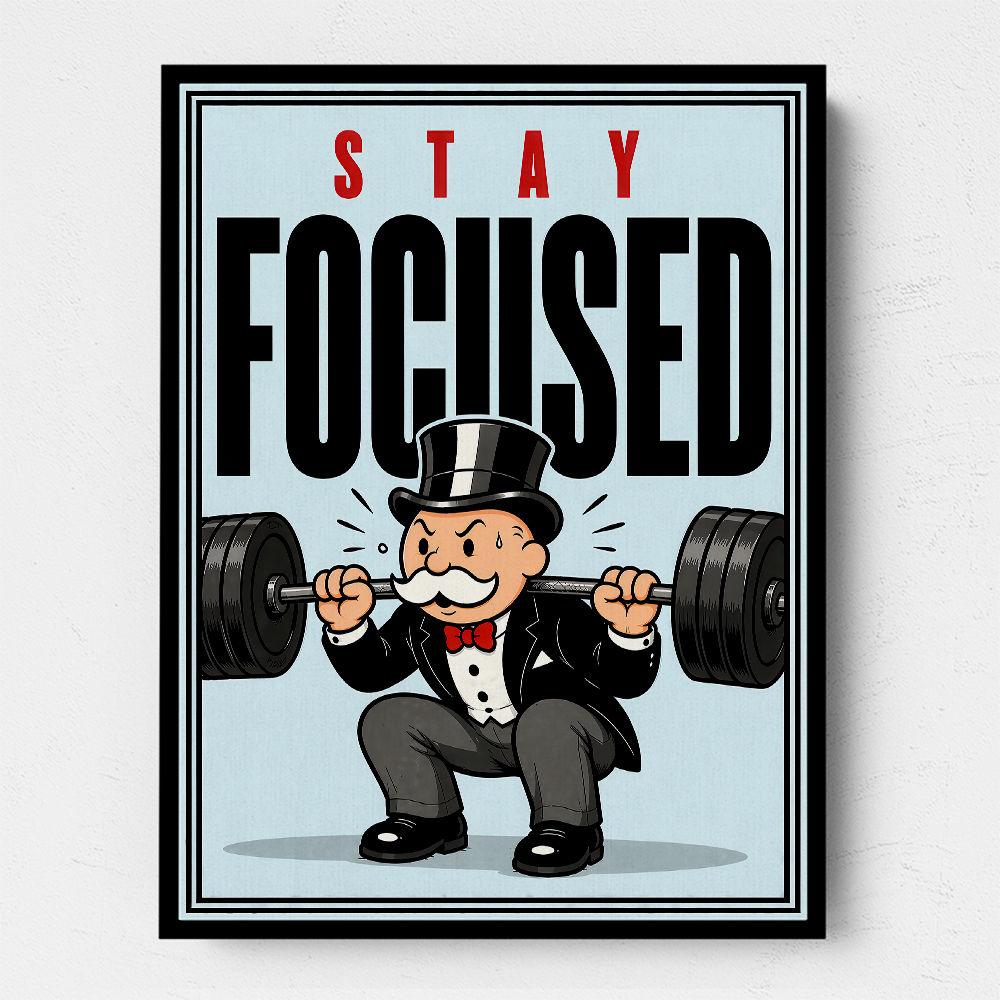 Stay Focused Fitness Gym Motivation