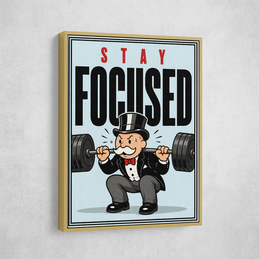 Stay Focused Fitness Gym Motivation