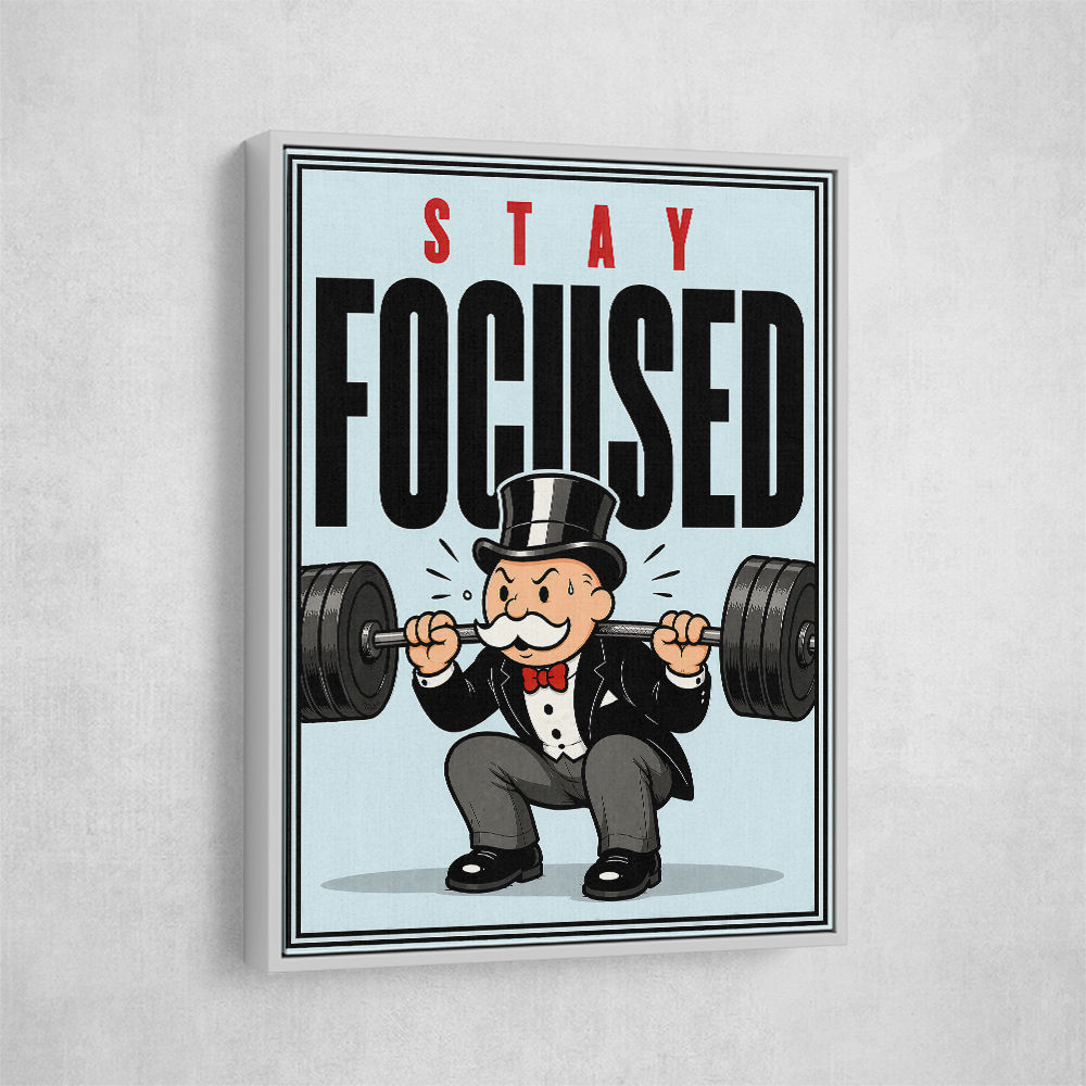 Stay Focused Fitness Gym Motivation