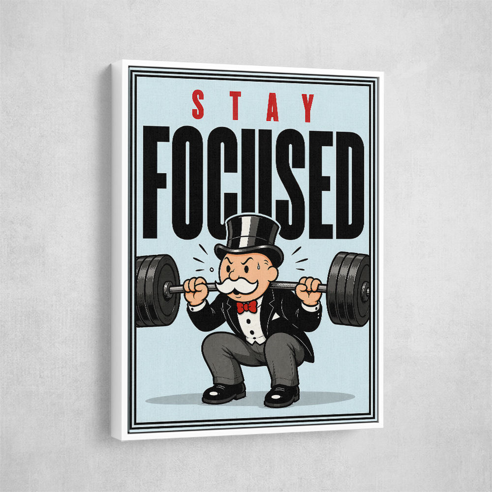 Stay Focused Fitness Gym Motivation