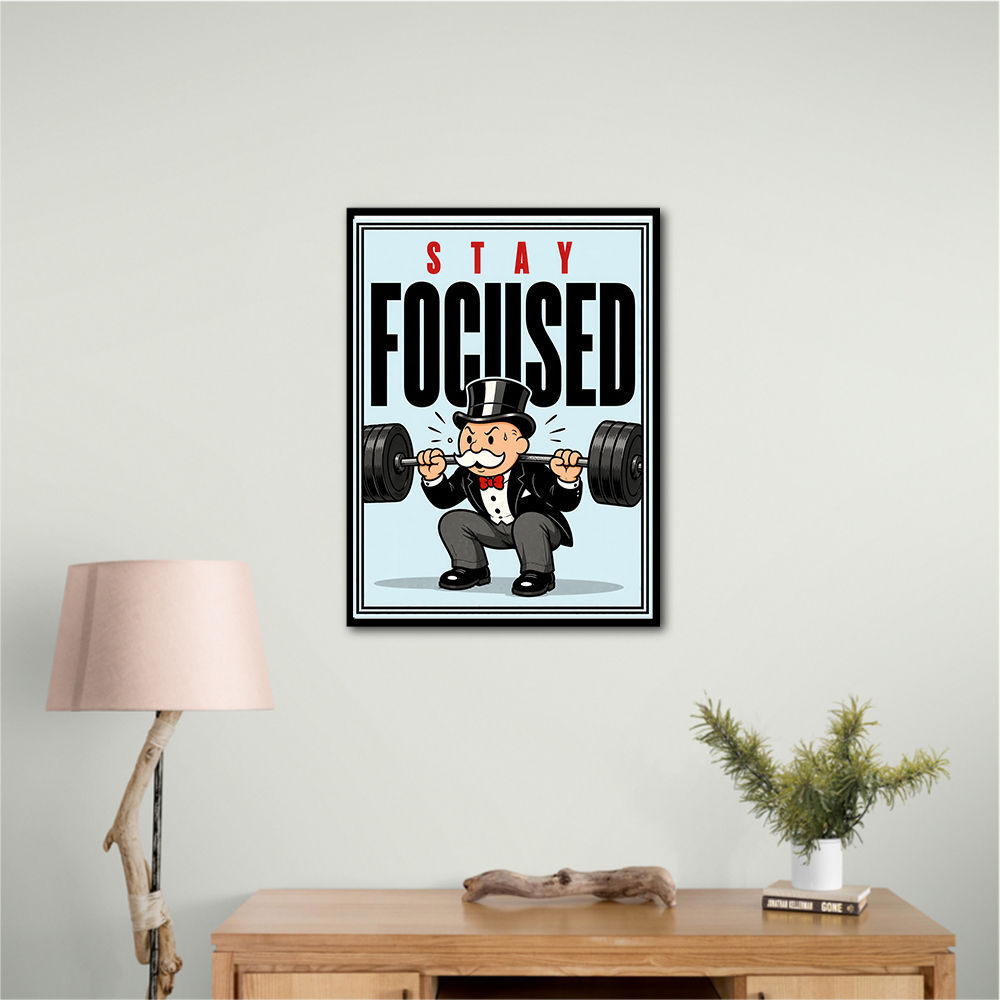 Stay Focused Fitness Gym Motivation