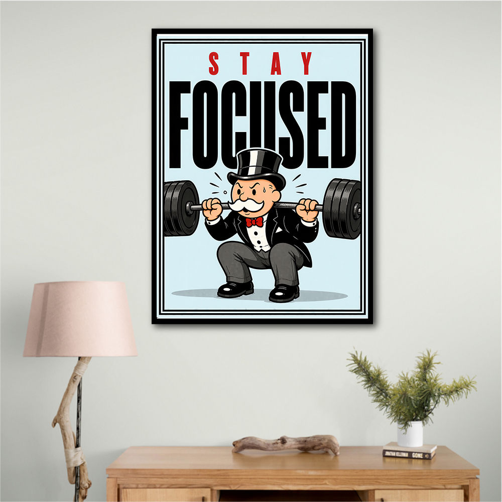 Stay Focused Fitness Gym Motivation